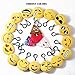 Emoji Keychains Plush Mini Pillow for Home Decoration/Kids Birthday Party Supplies Favor/Novel Toy/Party Bag Filler/Camp Prize Classroom Carnivals Reward for Girls and Boys, 20 Pack
