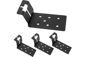 ICOKIN 4 Pack T-Post Bracket 3" T Post Mount Bracket for Signs, Or Fences