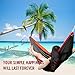 Yes4All Ultra Light Hammocks - Double - Black/Red with Tree Strap - ²GHBCZ