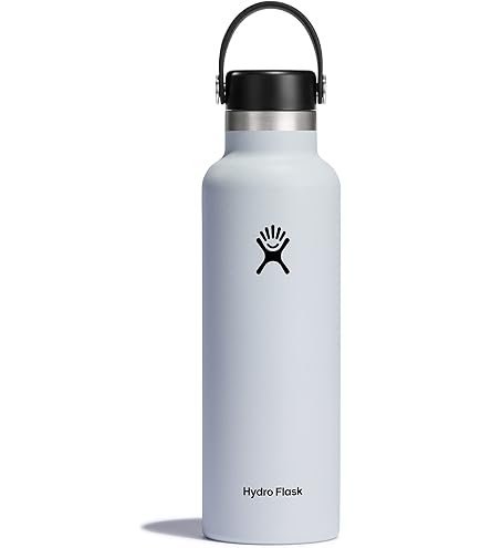 Amazon.com : Hydro Flask Standard Mouth Bottle with Flex Cap 21 oz