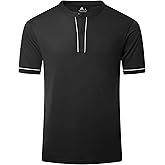 Men's Henley Short Sleeve Shirts Button Shirt Casual Fashion Soft Lightweight Vintage Regular Fit Summer T-Shirt Tops