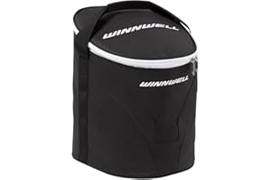 Winnwell Hockey Puck Bag - Holds 50+ Pucks, Heavy-Duty Zippers & Wide Straps - Training Equipment Bag for Coaches & Players