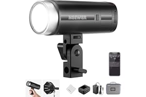 NEEWER Q200 Monolight 200Ws 2.4G TTL 1/8000 HSS App Control Outdoor Studio Strobe with Cleaning Cloth 3200mAh Battery Photogr