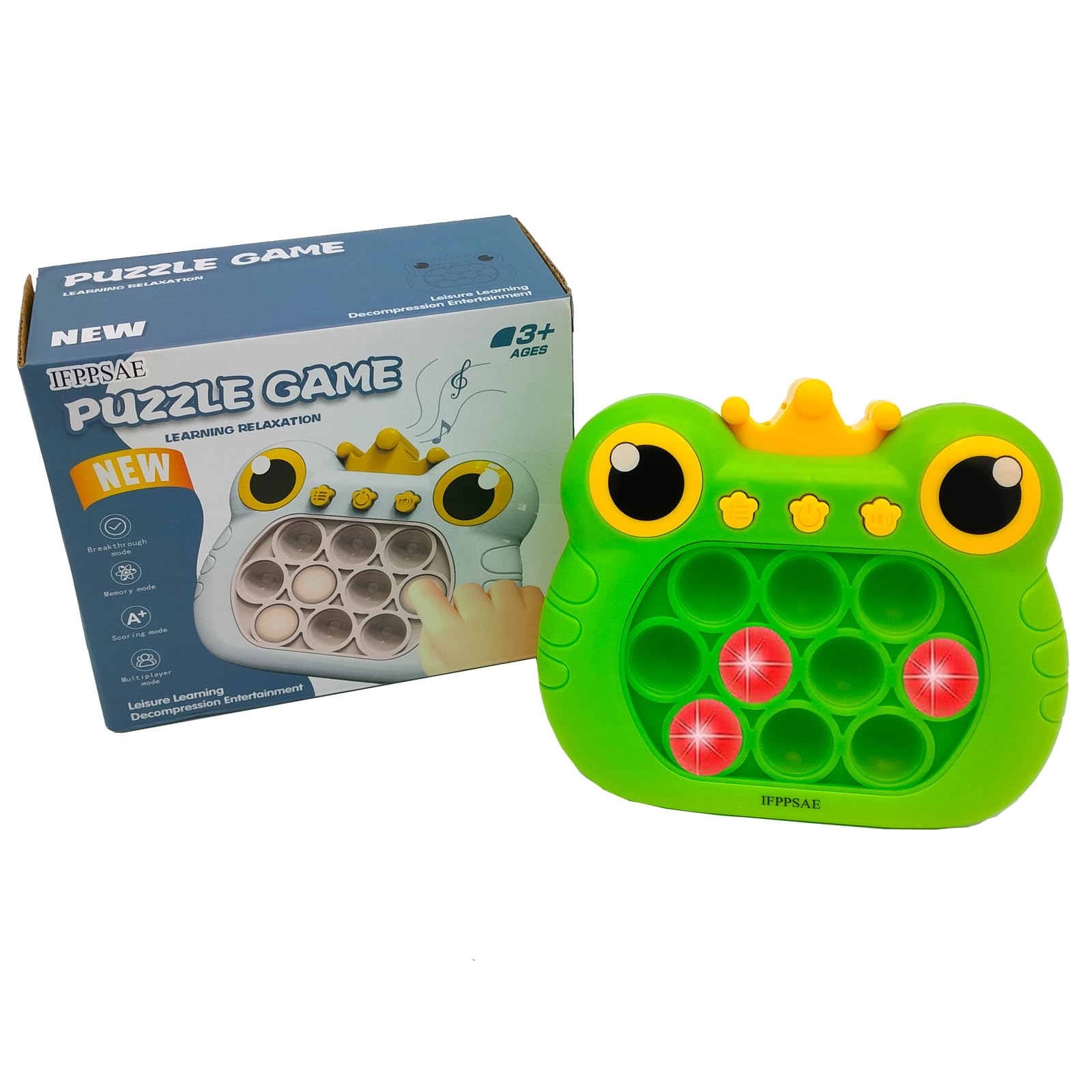 Photo 1 of IFPPSAE Pop It Fidget Toys Fast Push Game Handheld Game Puzzle Game for Kids 3-12 Birthday Gifts ?Sensory Fidget Toys for Kids and Adult?Green?