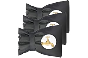 Outdoor Faucet Cover for Winter Antifreeze Protection,9.8"H x 7.1"W Thickened Reusable Spigot Cover for Winter Heat Preservat