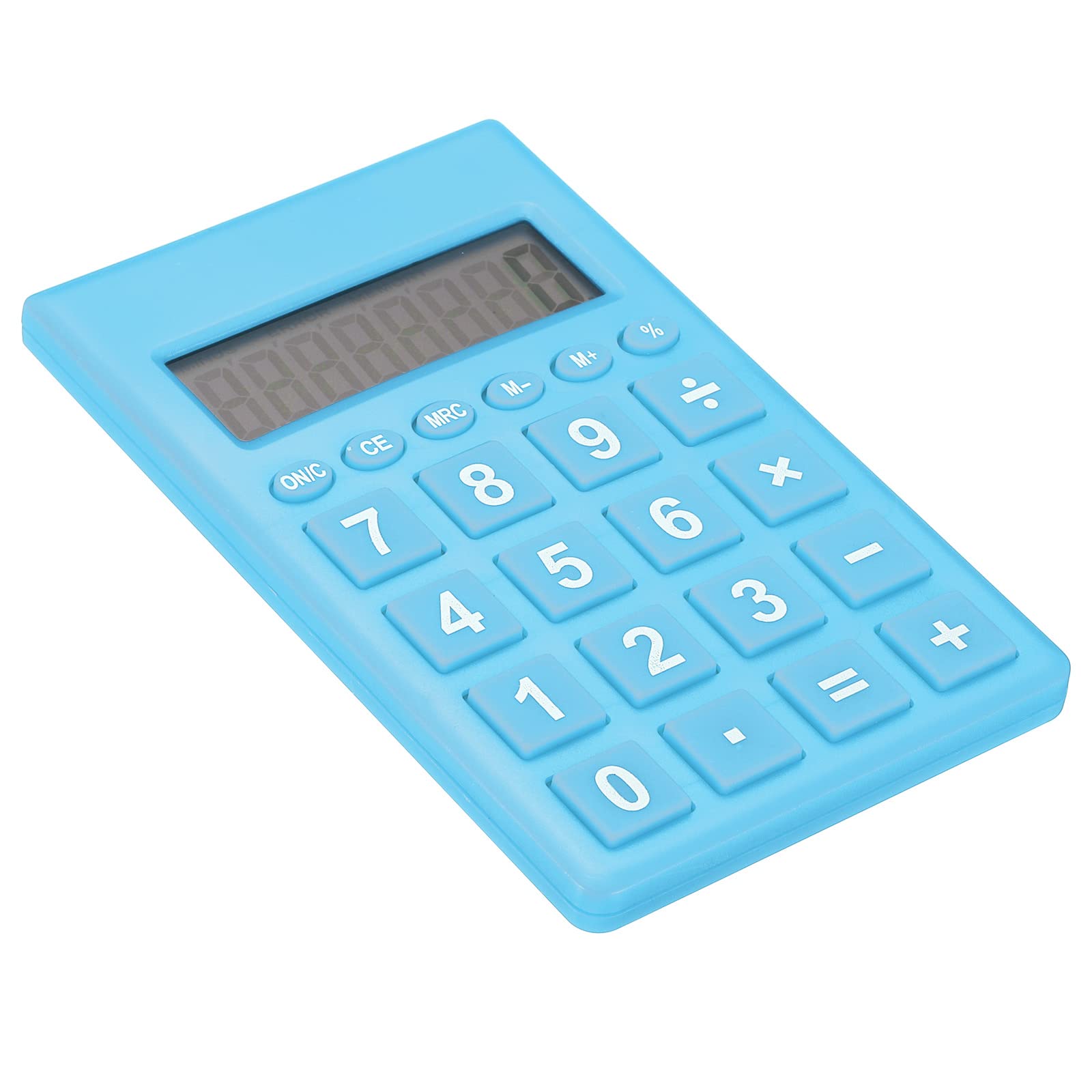 PATIKIL Desktop Calculator, Large 8 Digit LCD Display Portable Desk Calculator Standard Function for Home Office Style 2, Blue