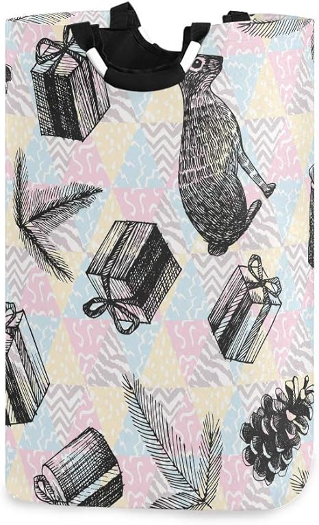 N\A Cesta de lavandería de Regalo y Conejo Cesta de lavandería de Tela