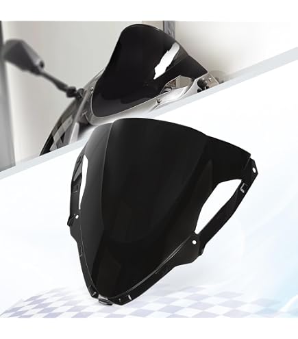Amazon.com: Puig 3177F Racing Screen Kawasaki ZX-6R 19- C/Dark