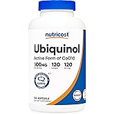 Nutricost Ubiquinol Softgels (120 Softgels | 100 mg Per Serving) - Superior Absorption Antioxidant | Active Form of CoQ10 - Gluten Free, Non-GMO