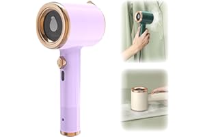 ADKBO Portable Mini Ironing Machine, Travel Mini Steam Iron, Handheld Mini Ironing Machine for Clothes, Fast Preheating Steam Dry Ironing for Home and Travel (Purple)
