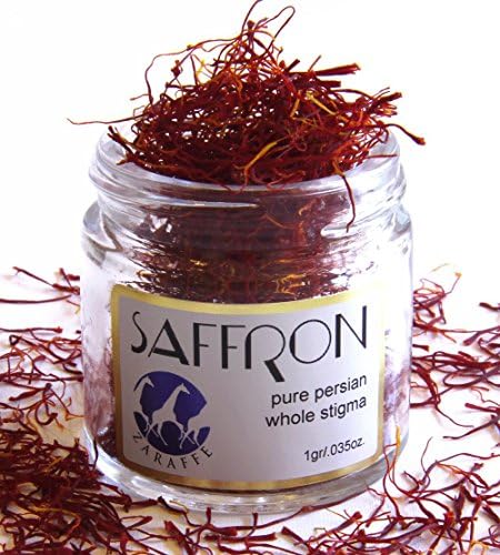 Pure Persian saffron, (1gram / .035 Oz) whole stigma threads
