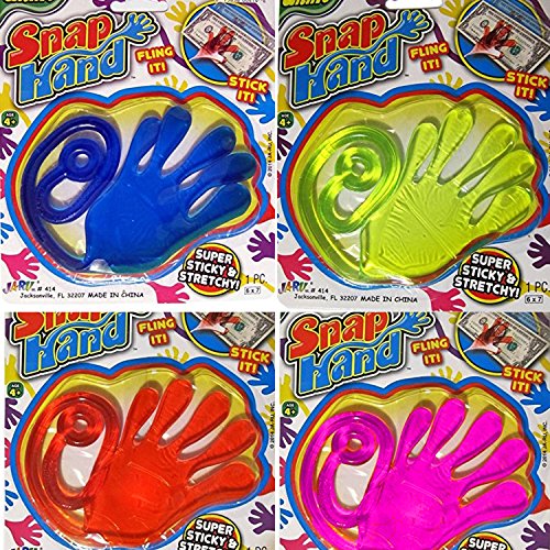 Giant Snap Hand 4 Pack (All different colors!)
