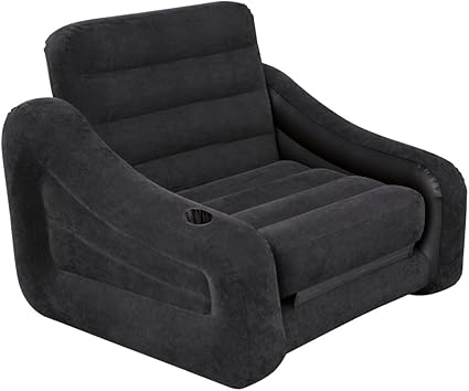 Intex One Person Inflatable Pull Out Chair Bed Sofa Bed 68565