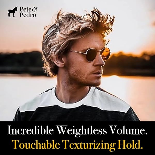 PETE & PEDRO SALT – NATURAL SEA SALT SPRAY FOR HAIR MEN & WOMEN, ADDS INSTANT VOLUME, TEXTURE, THICKNESS, & LIGHT HOLD | TEXTURIZING & THICKENING | AS SEEN ON SHARK TANK, 8.5 OZ.