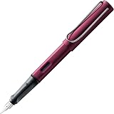 LAMY AL-star Black Purple Fountain Pen, Ergonomic Grip, Steel Nib M, Aluminum