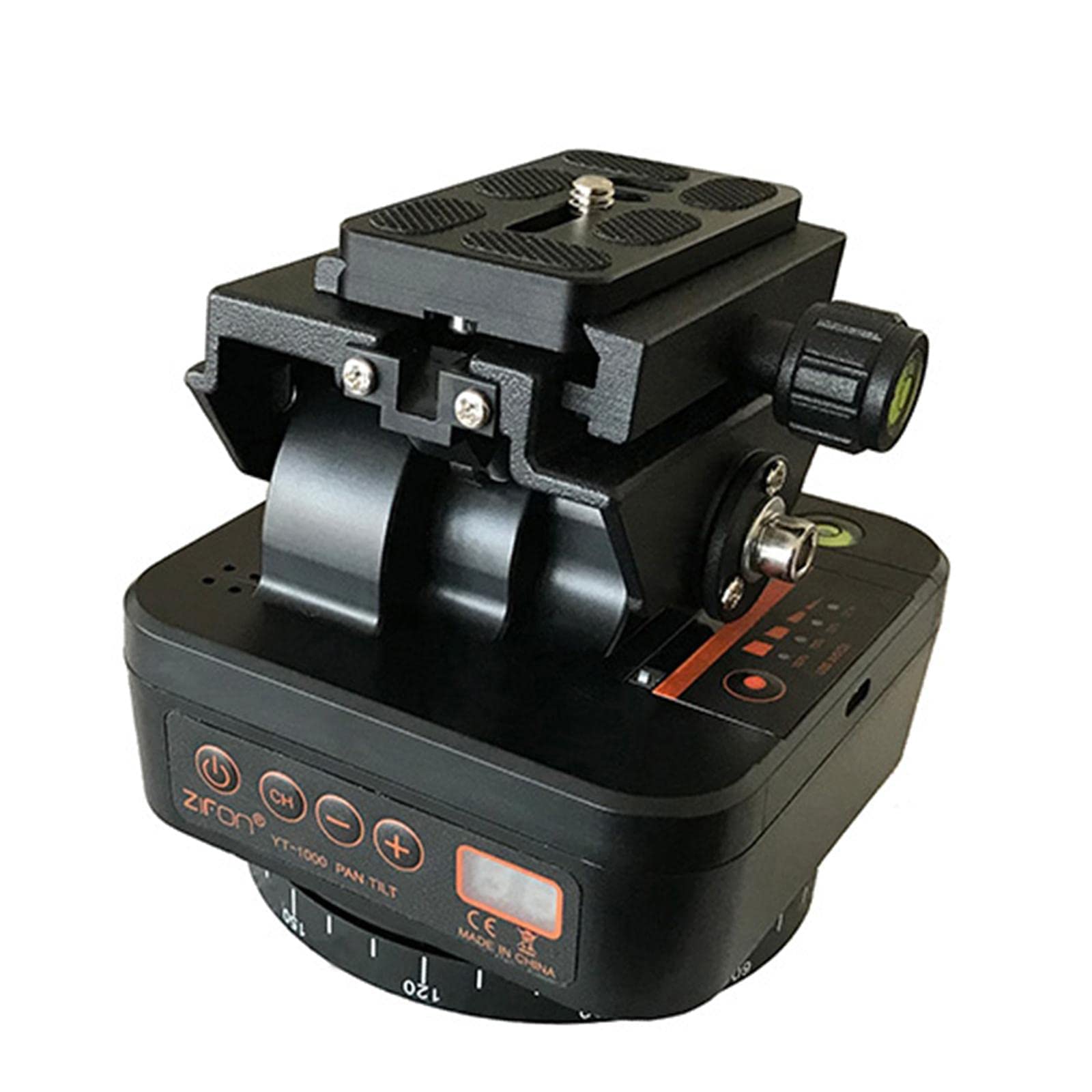 zalati Motorized Panoramic Tripod Head Rotating Remote Control for Cameras DSLR Action Cameras