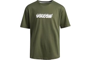 Volcom Boys' T-Shirt - Classic Crewneck Short Sleeve Breathable Cotton Graphic Tee for Boys (Sizes: 8-16)
