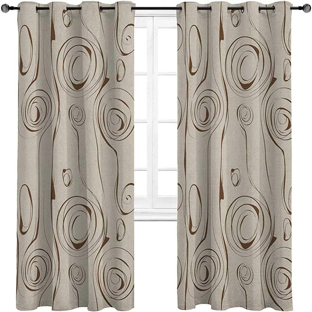 carmaxshome Bedroom Curtains 96 inch Length, Contemporary Customized