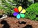In the Breeze 6-Petal Flower Spinner, 12-Inch Rainbow Dazy Fabric Flower Spinner, 2804