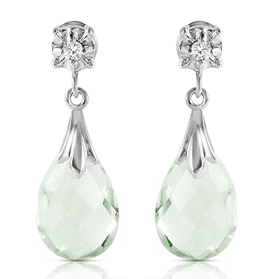 Ct Diamond Green Amethyst Stud Earrings in 14k Nigeria Ubuy