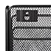 DESIGNA 3 Tiers File Folder Organizer, Mesh Standing File Organizer, Magazine Holder, Black (2 Pack)