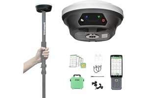 E1 Lite GNSS RTK GPS Surveying Equipment – 1408 Channels RTK Rover for High-Precision Measurement, Land Survey, Topographic M