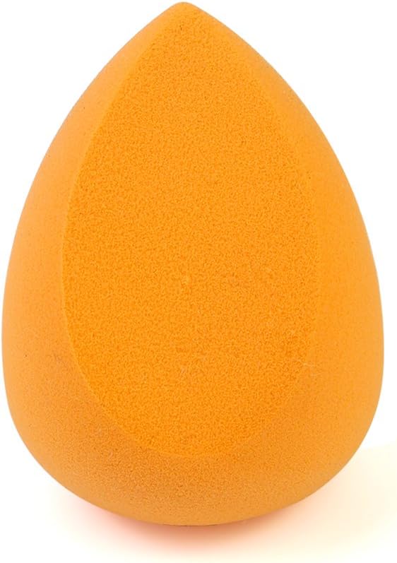 CAETLE Water Drop Cut edge Beauty Flawless Wedding Makeup Blender Comestic Sponge Puff new 02, Orange - Image 4