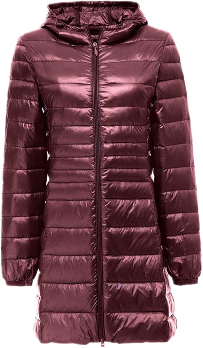 long thin puffer coat