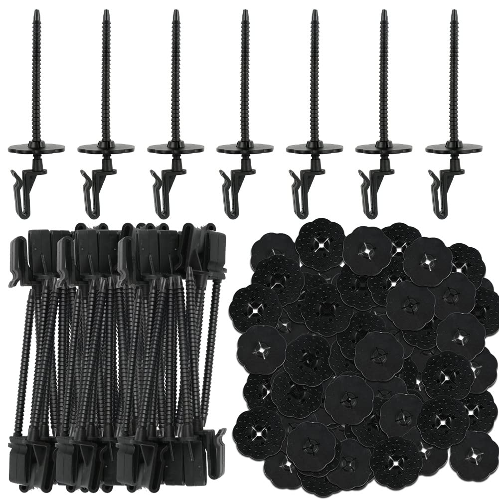 30 Pcs Solar Panel Guard Clips 35 mm Nylon Wire Fence Fasteners Animal Guard Roll Clips for Solar Panel Bird Wire Pigeon Fence, Stop Pigeon Bird Access