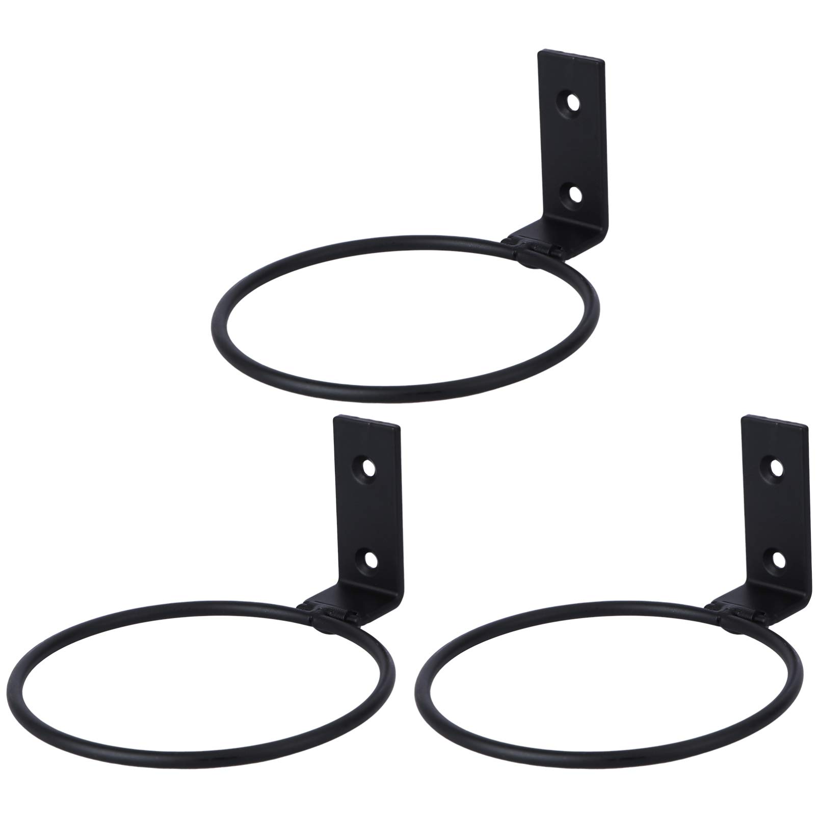 Cabilock 3pcs Flower Pot Holder Wall Mounted Plant Holder Iron Flower Pot Hangers Plant Iron Racks for Indoor Outdoor