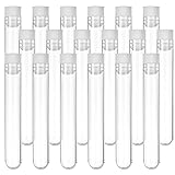 DIRBUY 250Pcs Test Tubes with Caps, 16x100mm
