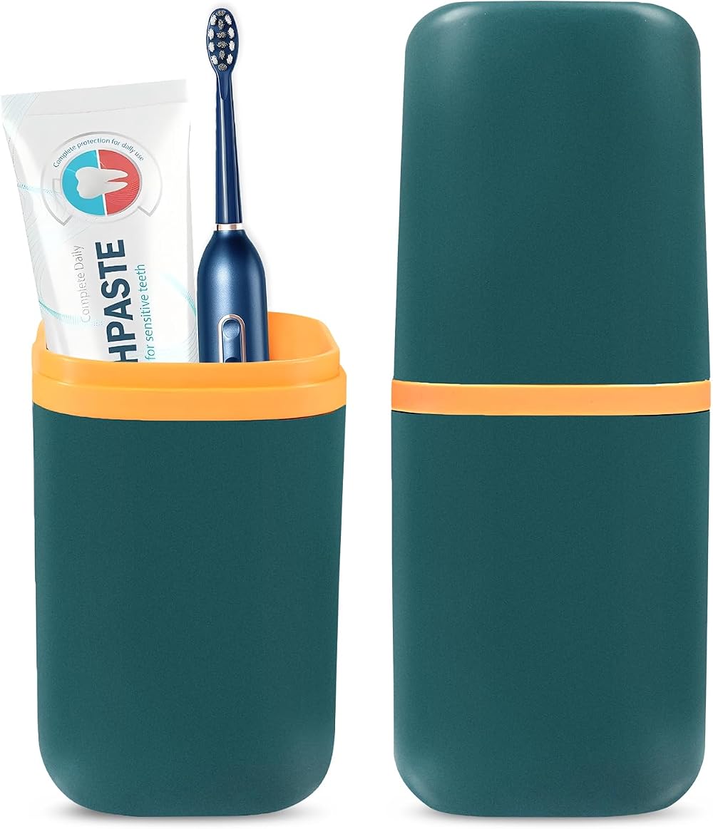 KufaerBeam Travel Toothbrush Cup Case Portable Multifunctional Holder