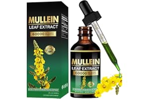 ANKUY Mullein Drops for Lungs - Lung Cleanse,Powerful Mullein for Immune Support,Detox & Respiratory Support,Mullein Leaf Extract for Lungs,Herbal Supplements - 2 Fl Oz