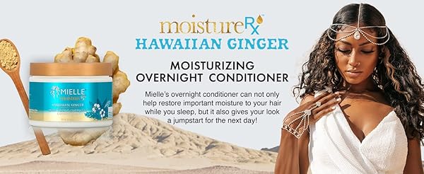 MIELLE ORGANICS MOISTURE RX HAWAIIAN GINGER MOISTURIZING OVERNIGHT CONDITIONER