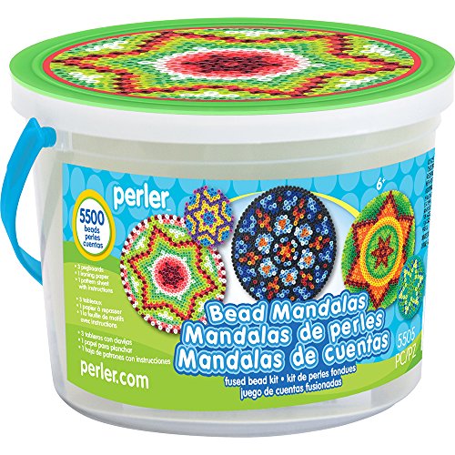 Perler beads 80-42934 mandalas activity bucket