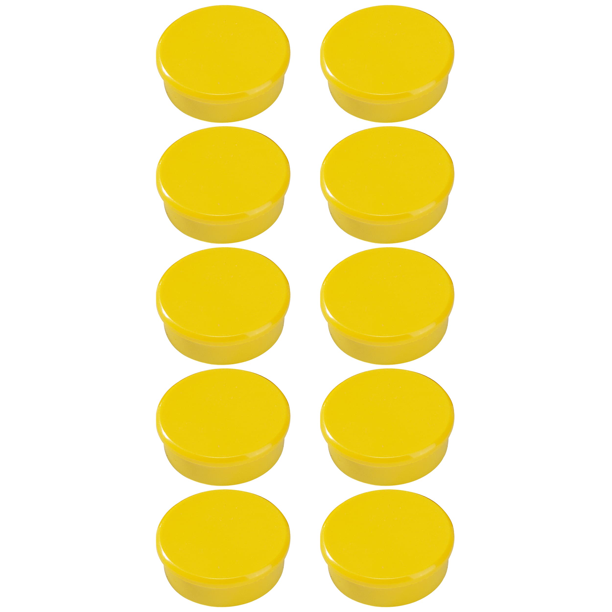 Dahle 00.14.95538 Holding Magnet 38 mm 10 Pieces Yellow