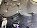 TissueDeep Black Creepy Cloth, Spooky Halloween Decorations for Haunted Houses Party Doorways Outdoors, 8.3 Yards X 79'' (Black)