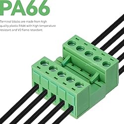 JANDECCN 10Pcs 5 Pin 5.08mm Pitch DIY PCB Mount