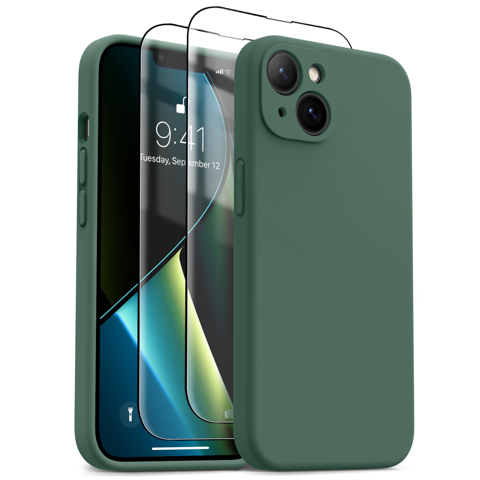 OTOFLY for iPhone 14 Case, Upgraded Silicone 14
