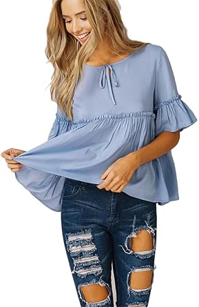ruffle babydoll top
