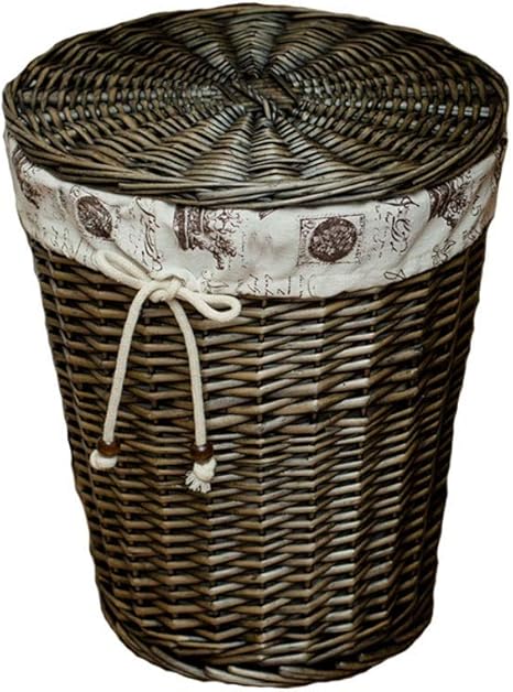 Cesta de Cesteria Canasta de almacenamiento de mimbre Organizador de