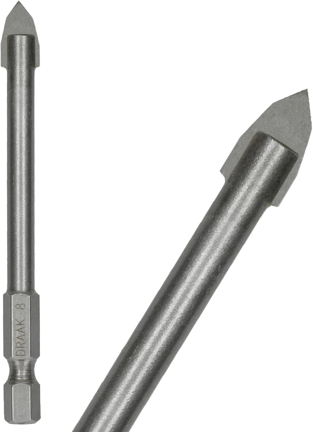 Draak 6mm Ceramic Tile Bit Diamond Glass Hard Tiles Spade Drill Ground