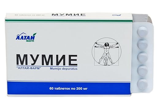 Mumie Mumijo Retter 60 Tabletten je 200 mg aus Altaj