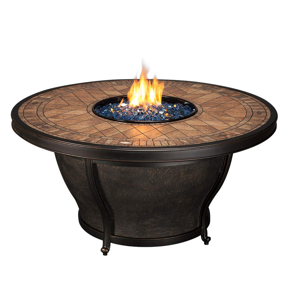 Agio Balmoral Gas Fire Pit with Copper Reflective Fire Glass Buy