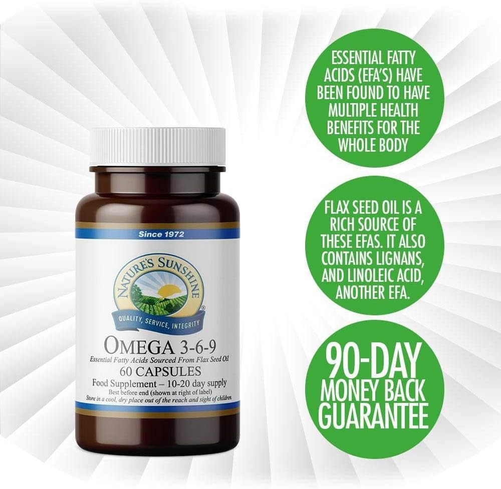OMEGA 3-6-9 Flax Seed Oil (60) - Image 5
