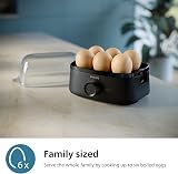 Philips 3000 Series HD9137/91 Egg Cooker 400W Family Size Black view 3