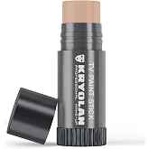 Kryolan TV Paint Stick - Alabaster Matte Makeup Stick - Foundation Makeup - Makeup for TV, Theater, Stage, Acting, Face &amp; Body, Full Coverage Cream Concealer Foundation - Made in USA (25 g)