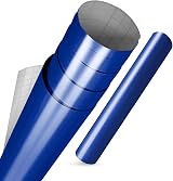 vgoltd Gloss Vinyl Wrap 90 x 200 cm Blue Kitchen DIY Furniture Sticker