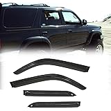 Gevog 4-Piece Side Window Deflector Original Window Visors for 1996-2002 Toyota 4Runner Sun Rain Guard Ventvisor
