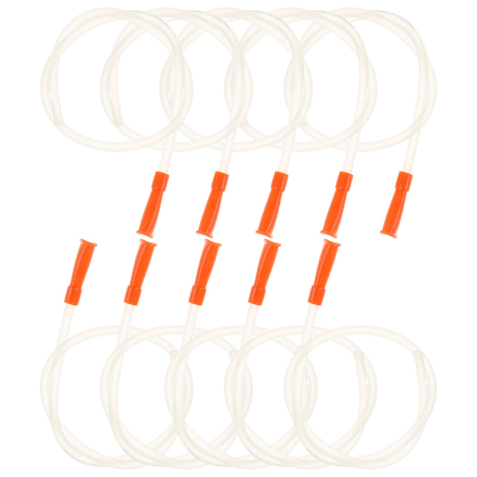 Mobestech Disposable Sputum Suction Tubes 10-Pack Soft Clear PVC Suction Tubes for Adults and Children Compatible with Sputum Aspirators and Machines